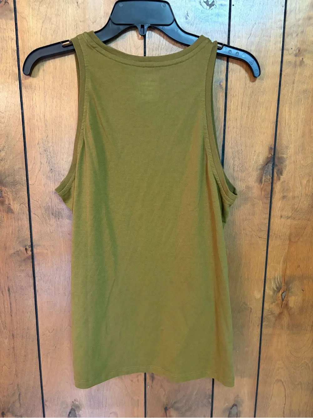 Nike Olive Dri-FIT Crew Tee with White Swoosh